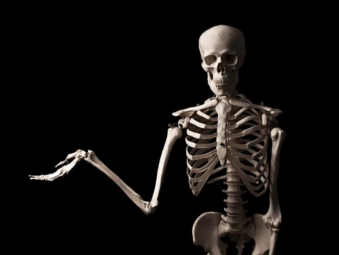 Why can't skeletons play music at a church? image
