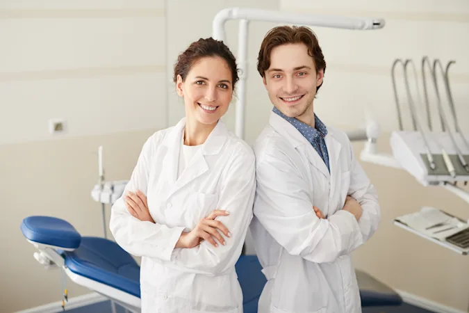 What do you call two dentists that are very different? image