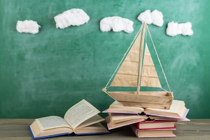  What kind of books do boats write? image