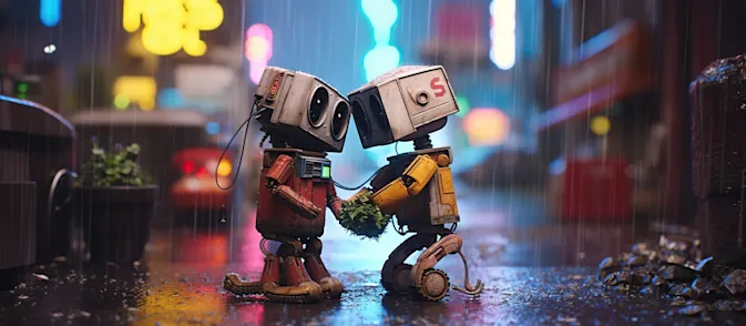 Why was the robot couple's anniversary in the fall? joke
