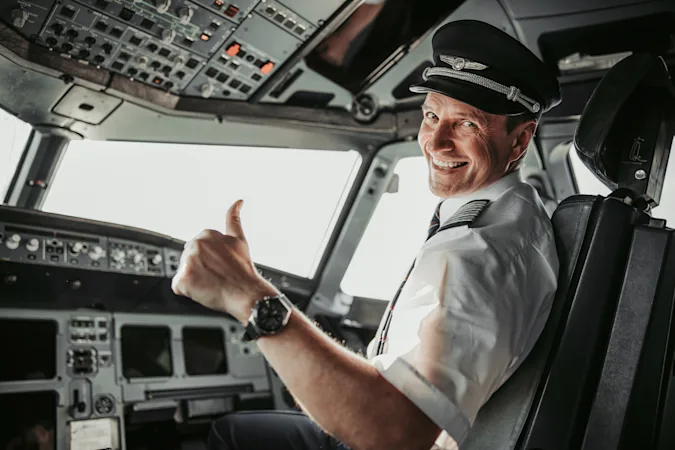 Why are pilots always in a good mood? image