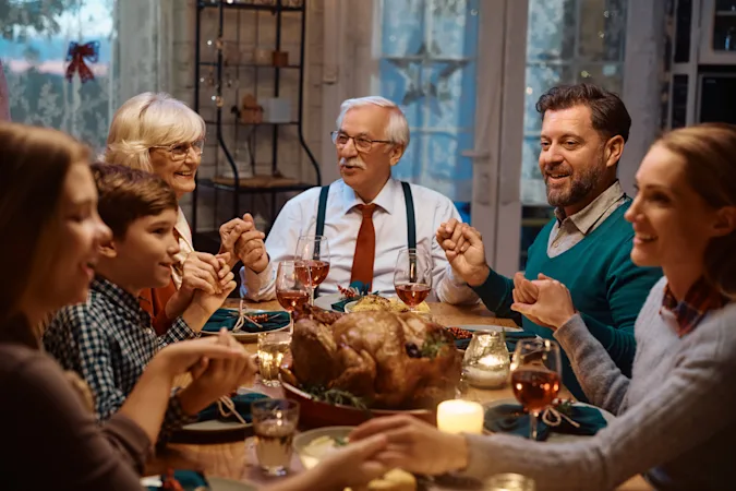 What did Dad say when he was asked to say grace? image