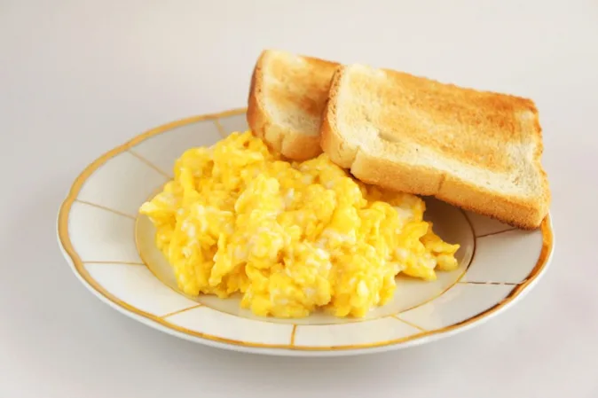  What did the eggs say to the toast after a long day? image