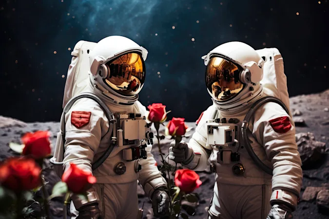 Why did the astronaut couple break up? image