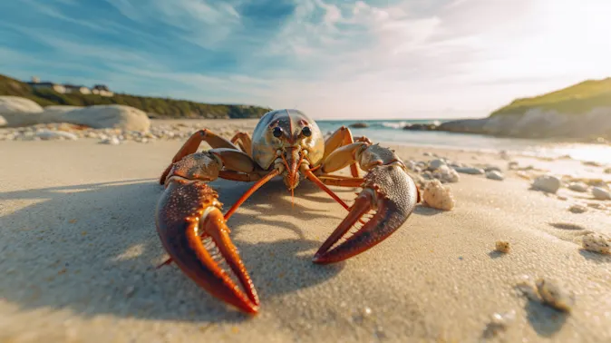 Why is it impossible to have a conversation with a crustacean? image