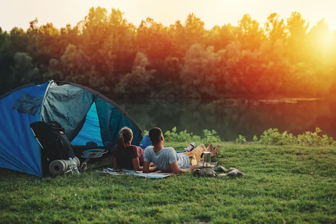 Did you hear about the two people who fell in love on a camping trip? Image