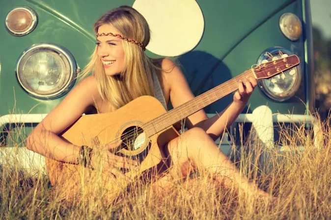  What do you call the wife of a hippie? image