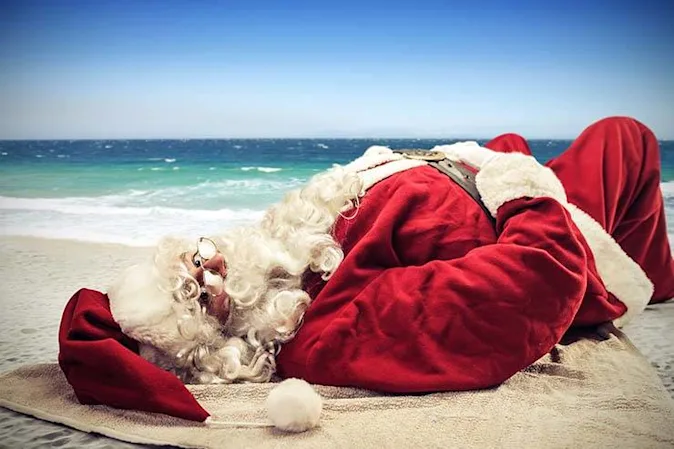  What do you get if you deep fry Santa Claus? image