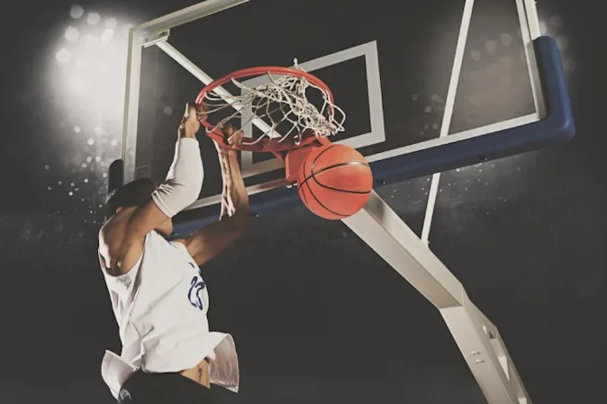  What do they say when a basketball player loses his mind? image