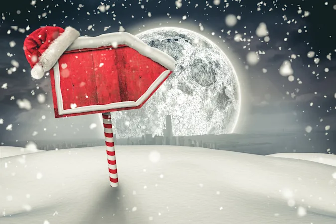 What falls at the North Pole and never gets hurt? image