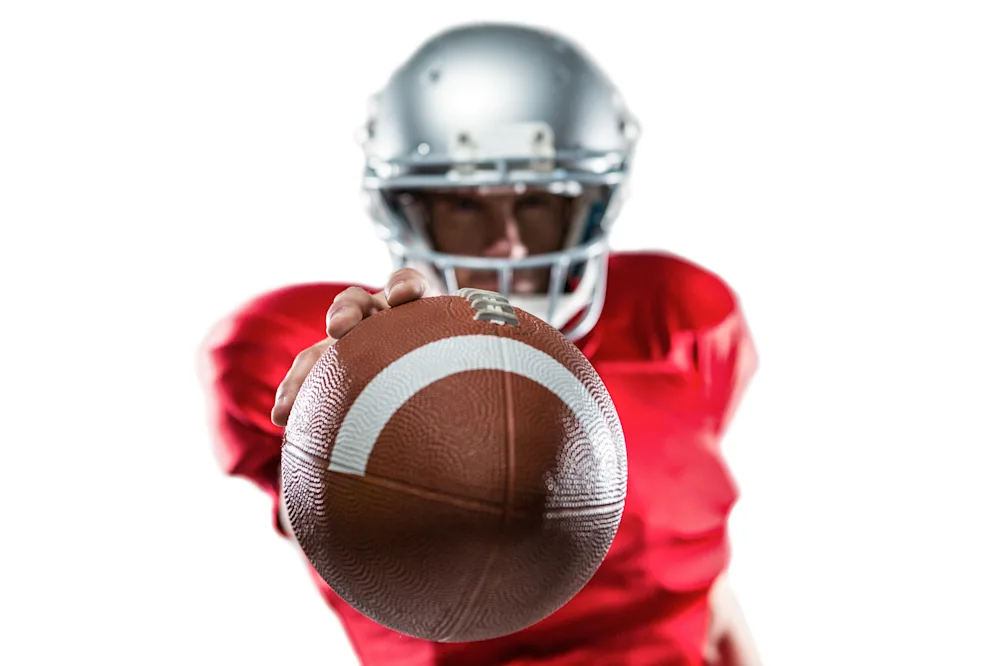 What do you call a football player who's almost good enough to be quarterback? image