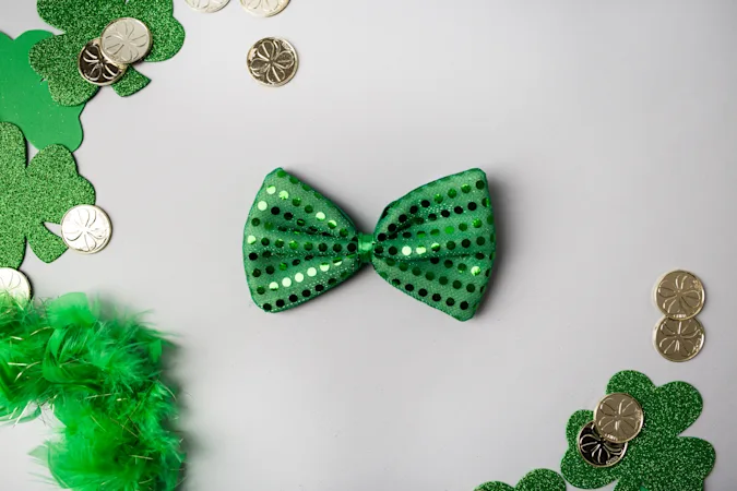 Why did the leprechaun wear a bracelet made of cereal? image