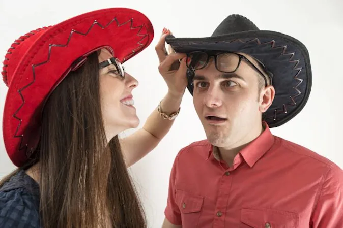  What do you call a nearsighted cowboy? image
