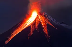 How did the volcano confess its feelings to the other volcano? image