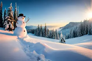 How do snowmen get information? image