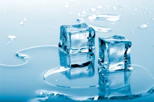 If H2O is the formula for water, what is the formula for ice? image