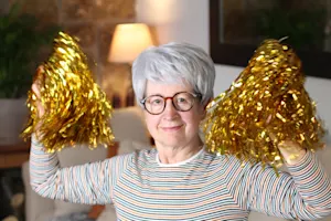 What awards show does Grandma look forward to each year? image