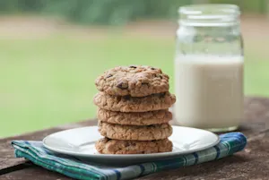 What cookies are best enjoyed outside? image
