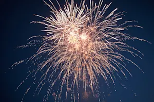 What did President Hoover say the first time he saw fireworks? image