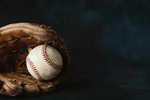 What did the baseball glove say to the ball? image
