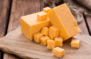 What did the cheddar cheese say to its dad? image