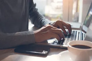 What did the computer do at lunchtime? image