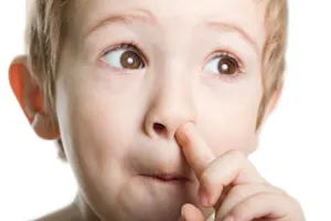What did the kindergartener say when his teacher caught him picking his nose? image