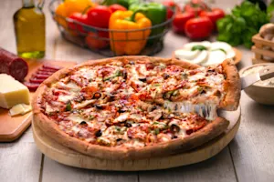 What did the pizza say to the gorgeous topping? image