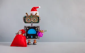 What did the robot want for Christmas? image