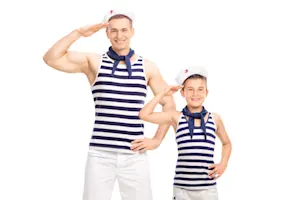 What did the sailor want from his son for Father's Day? image