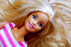 What did the woman say when Barbie™ picked up her kids from school? image