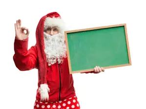 What do you call a grammar professor who loves Christmas? image