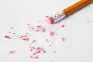 What do you call a pencil that has two erasers? image