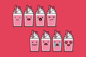 What do you call a sad strawberry shake? image