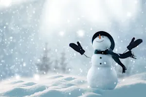 What do you call a snowman's temper tantrum? image