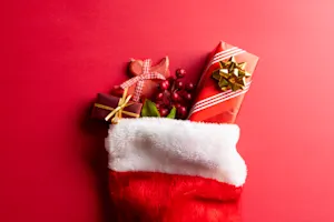 What do you call a song about Christmas gifts? image