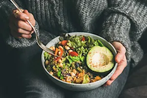 What do you call it when someone becomes a vegetarian? image