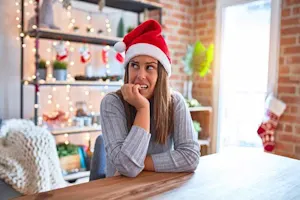 What do you call people who are afraid of Santa Claus? image