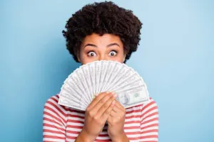 What do you call the sound made by a new lottery winner? image