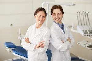 What do you call two dentists that are very different? image