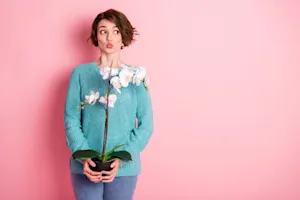 What do you get when two plants kiss? image