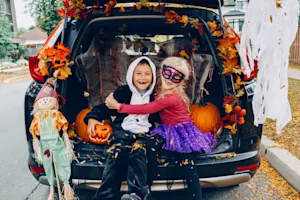 What does a car look forward to most on Halloween? image