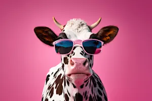 What does one secret agent cow say to another secret agent cow before a mission? image