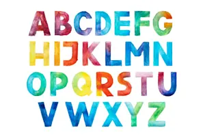 What has a lot more letters than the alphabet? image