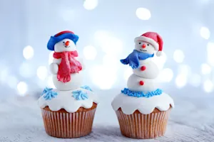 What ingredient does a snowman always use for baking? image