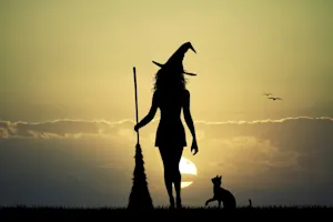 What is a witch's favorite subject in school? image