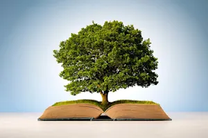 What kind of story do trees love to tell? image