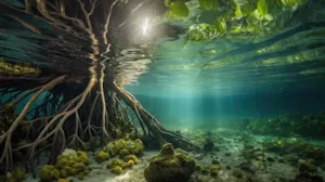 What kind of tree loves to go to the ocean? image