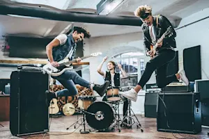 What math figure is also in the band? image