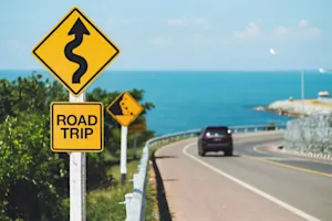 What should you do if you're on a road trip and you see a fork in the road? image